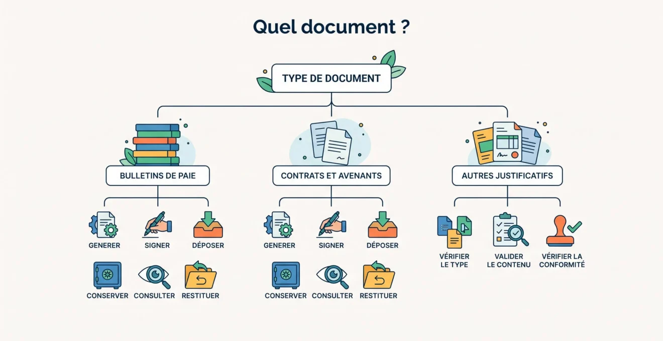 Arbre de décision pour choisir un logiciel de dématérialisation des documents RH