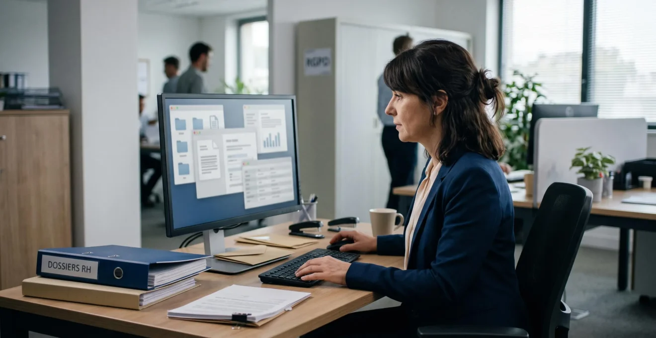 Responsable RH consultant des documents administratifs numériques sécurisés